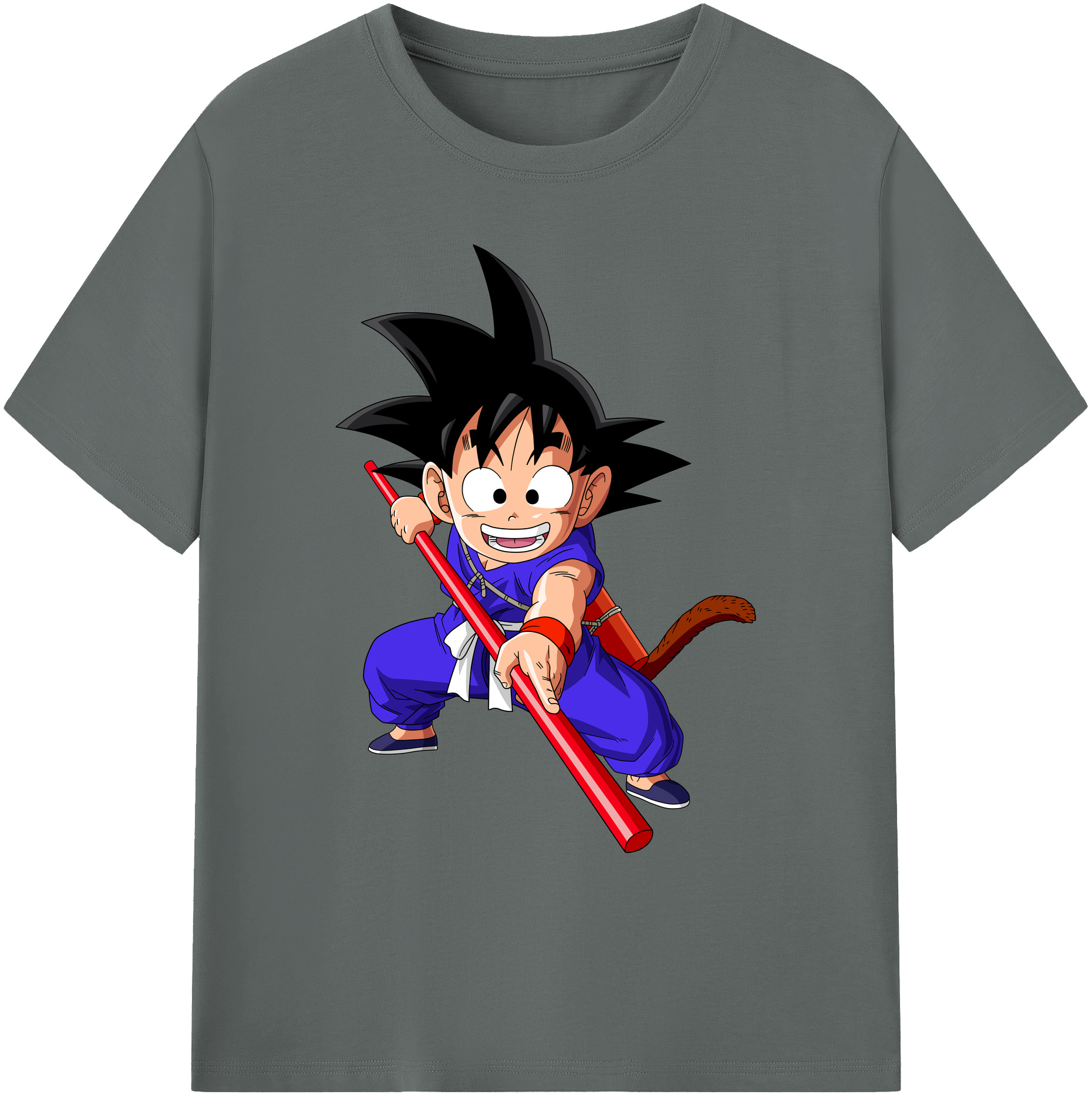 （画像用） ドラゴンボール 孫悟空（そん ごくう）Son Goku カカロット DRAGON BALL Kakarotto 綿100％ メンズ半袖Tシャツ｜肌触りやわらか＆通気性